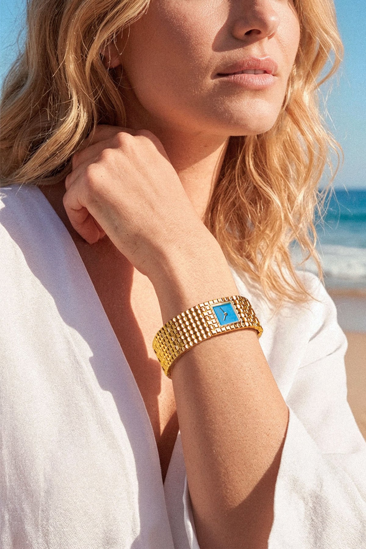 Frederique Constant Classics Manchette worn at the beach