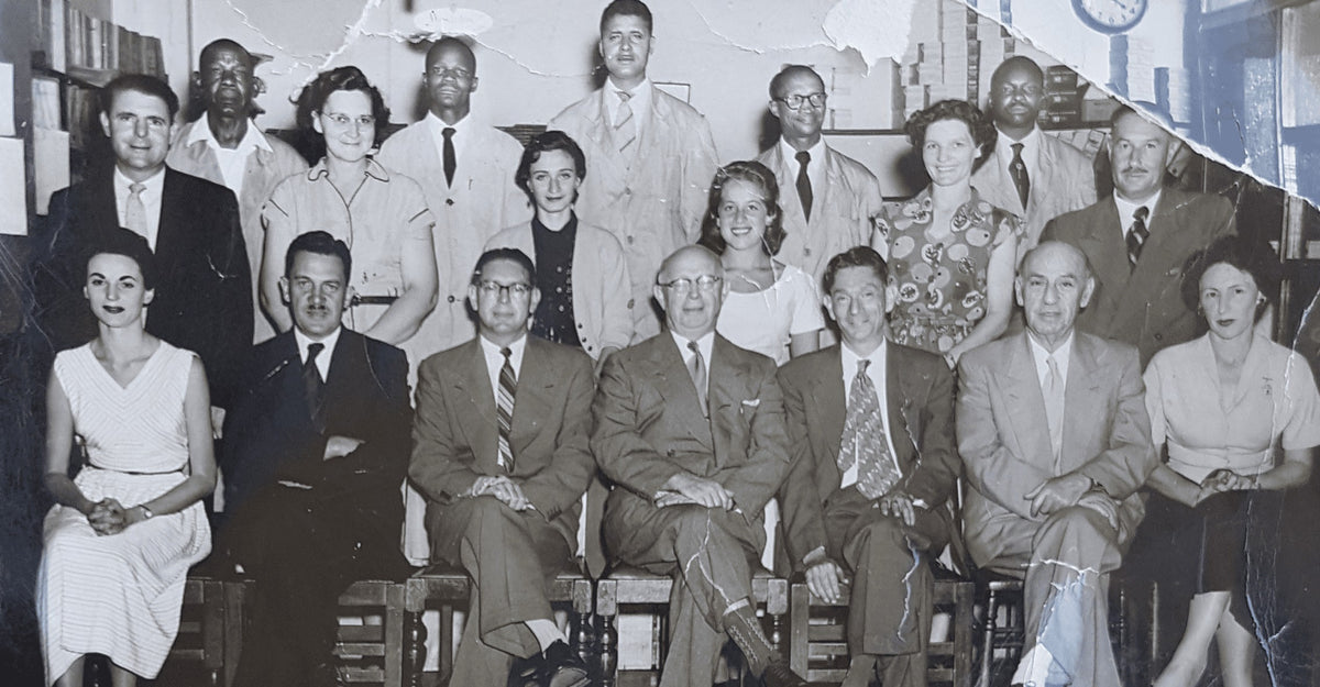 Picot & Moss office staff, 1950s archive photograph