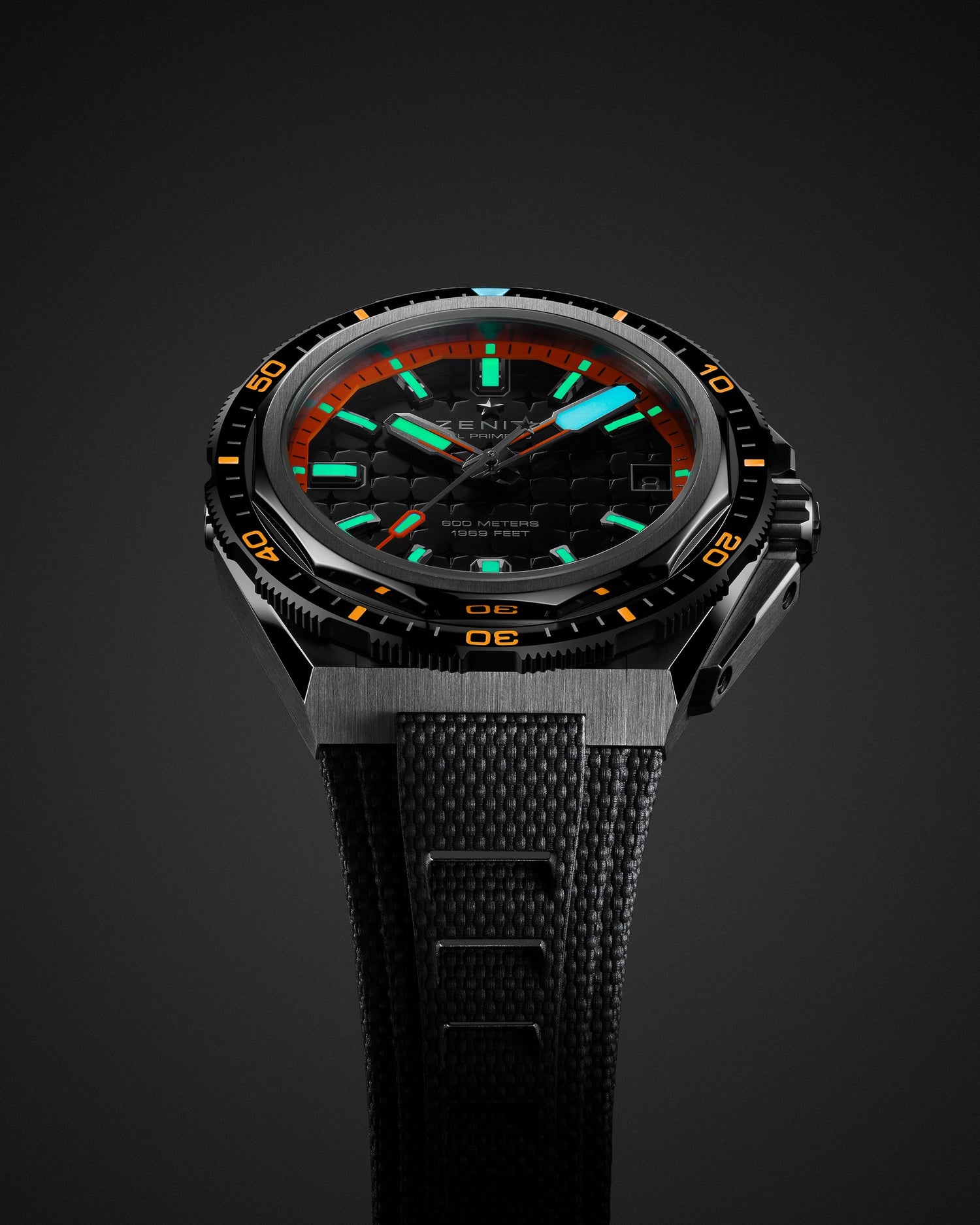 Zenith Defy Extreme Diver black, creative still