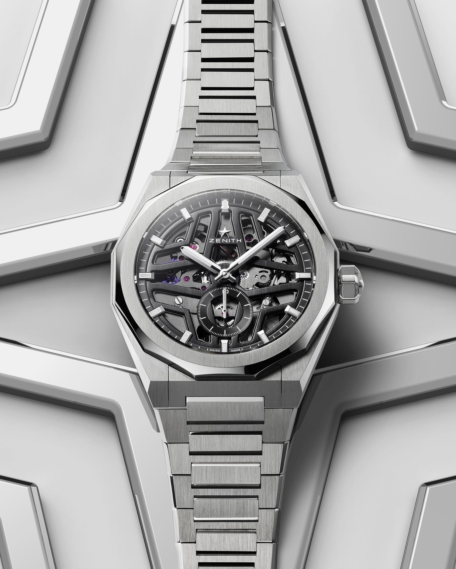 Zenith Defy Skyline Skeleton, side angle