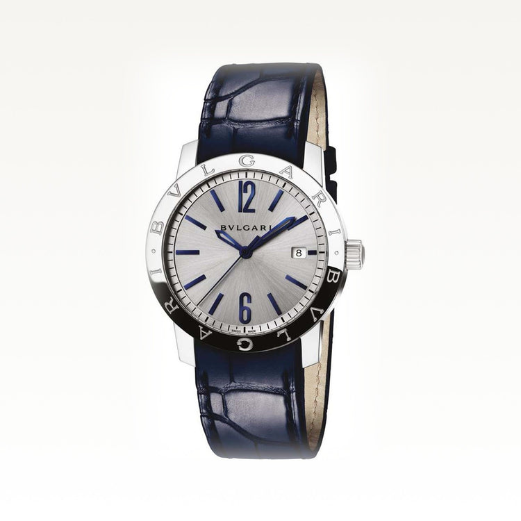 Bvlgari Bvlgari Automatic 39mm, Grey Dial, Alligator Strap