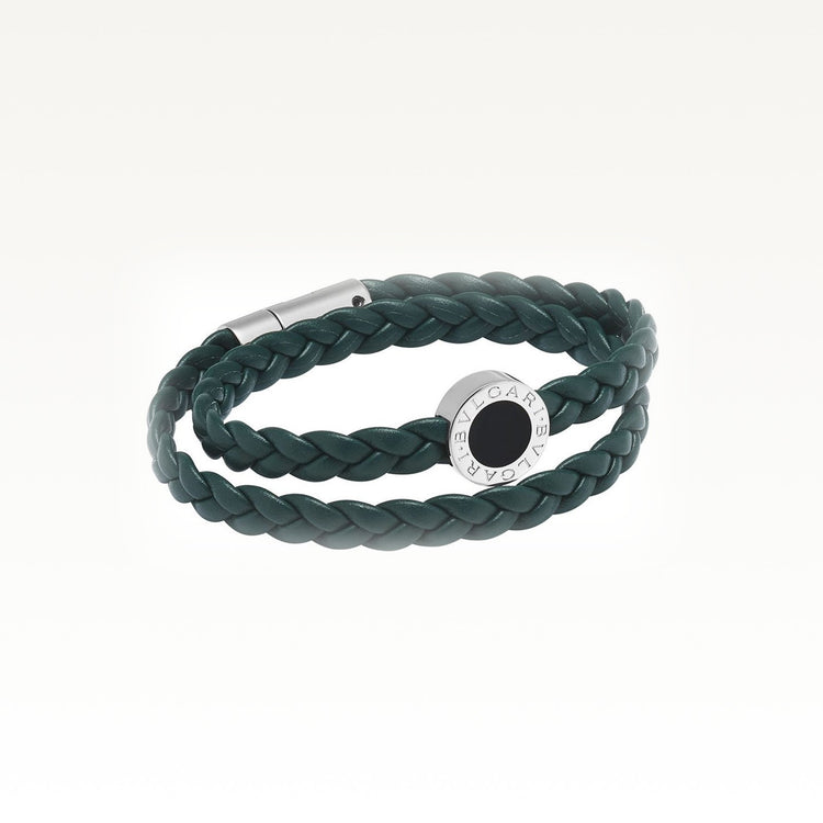 Bvlgari Bvlgari Man Leather Bracelet