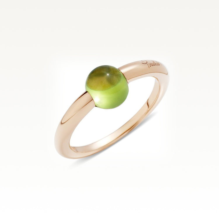 M'Ama Non M'Ama Rose Gold and Peridot Ring