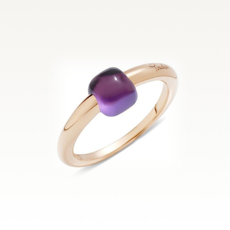 M'Ama Non M'Ama Rose Gold and Amethyst Ring