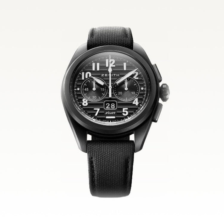 Zenith Pilot Big Date Flyback Ceramic