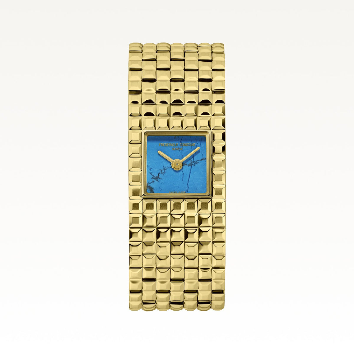 Frederique Constant Classics Manchette FC-200TU1MC5B turquoise dial gold tone