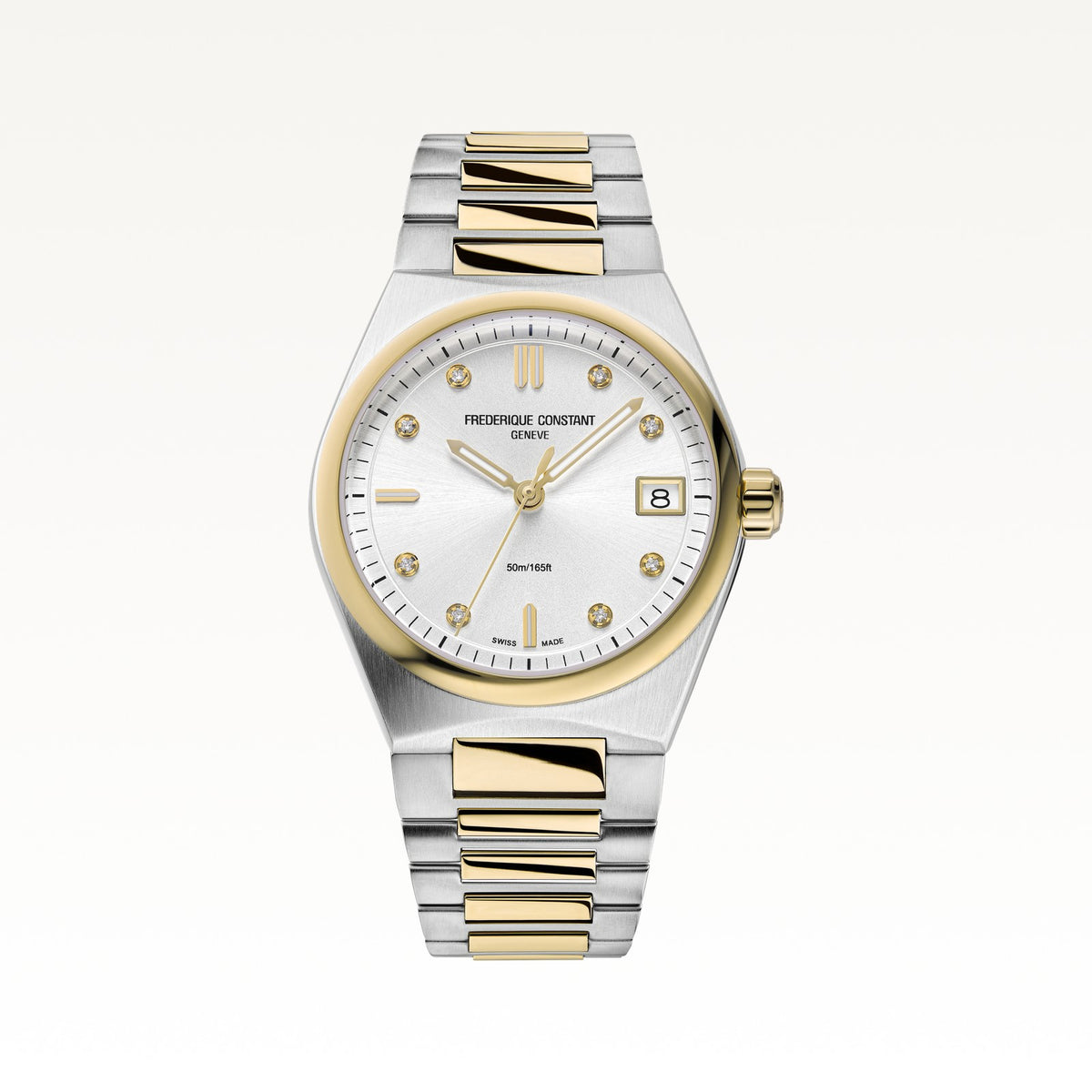 Frederique Constant Highlife Ladies Quartz FC-240VD2NH3B two-tone with diamond dial