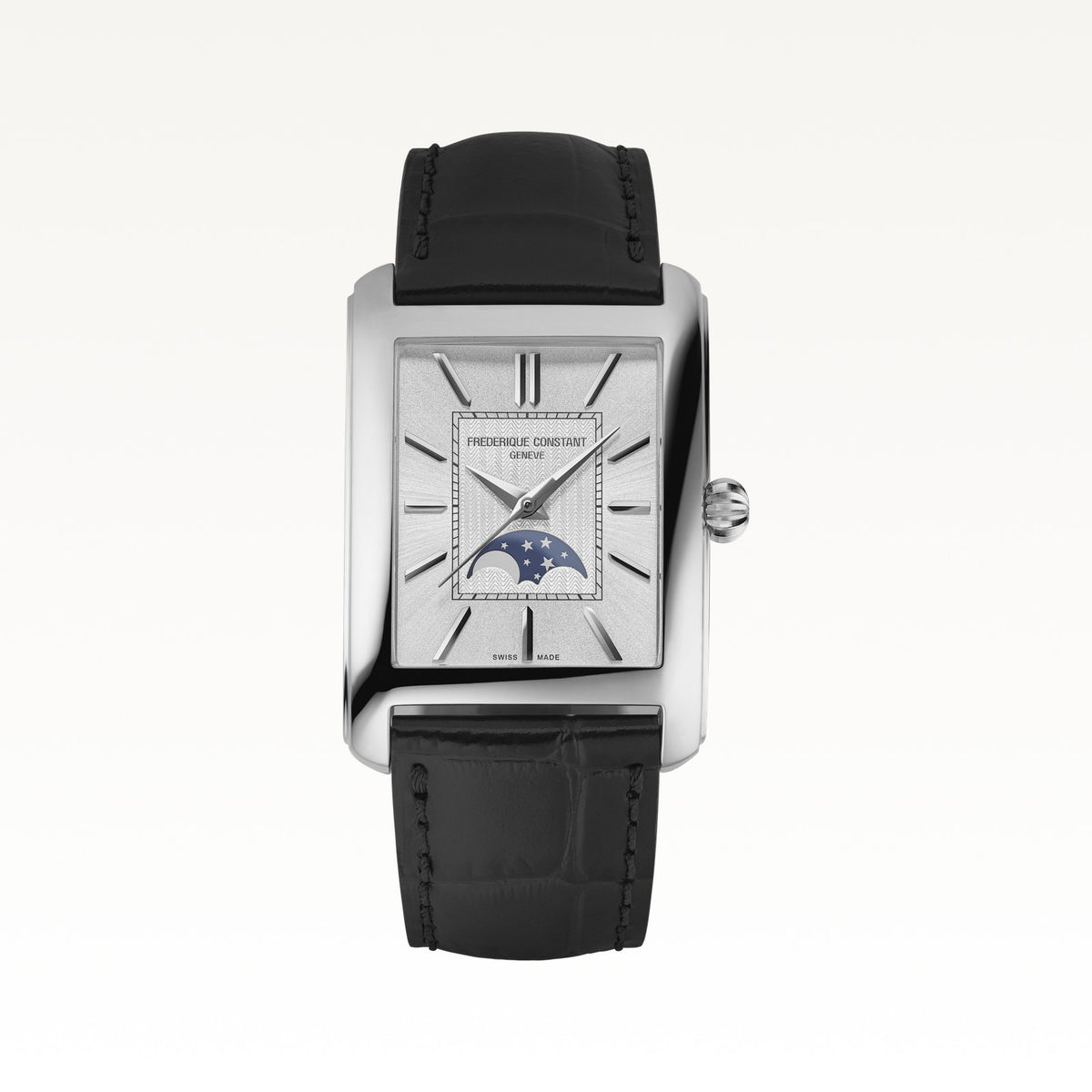 Frederique Constant Classics Carrée Moonphase Automatic FC-333S4C6 silver dial