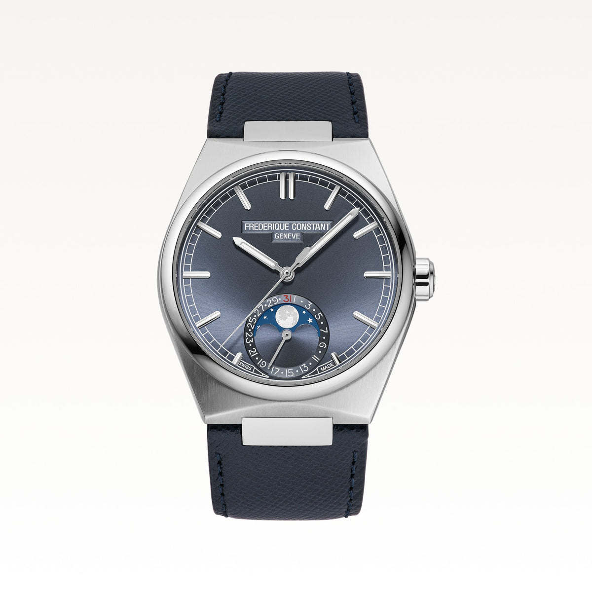Frederique Constant Manufacture Highlife Moonphase Date FC-716BL3NH6 blue dial