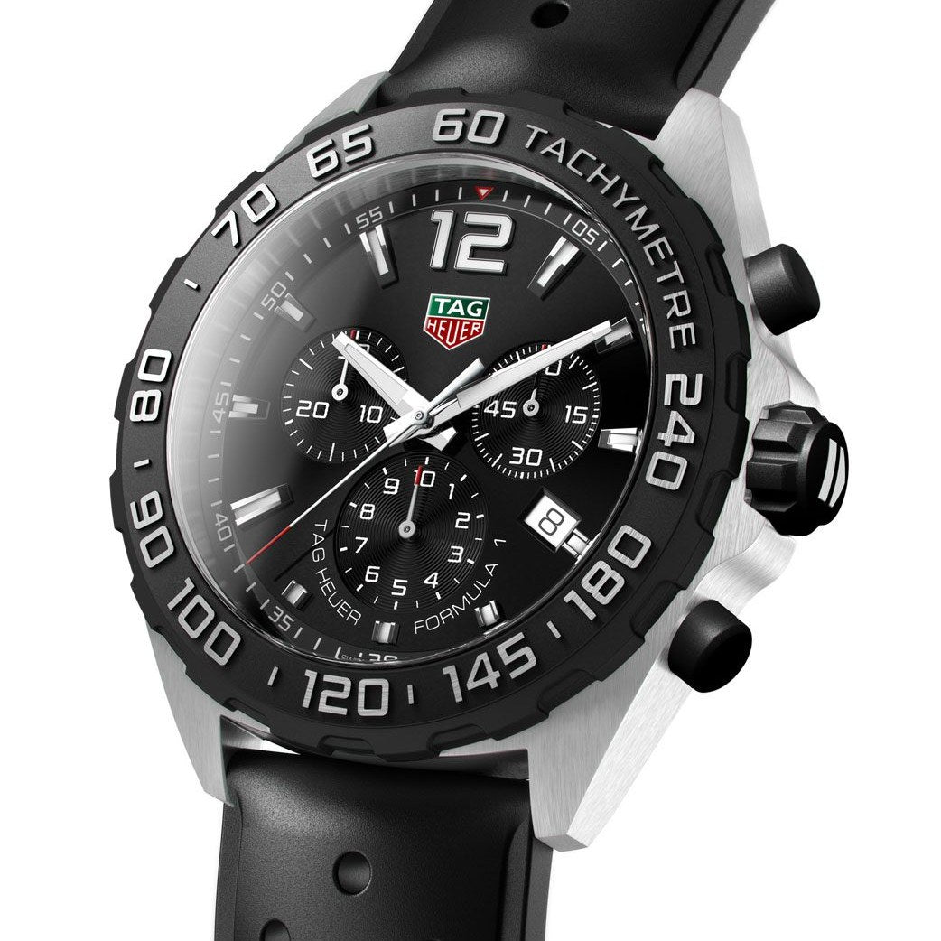 TAG Heuer Formula 1 Quartz Chronograph 43mm CAZ1010.FT8024 angled view