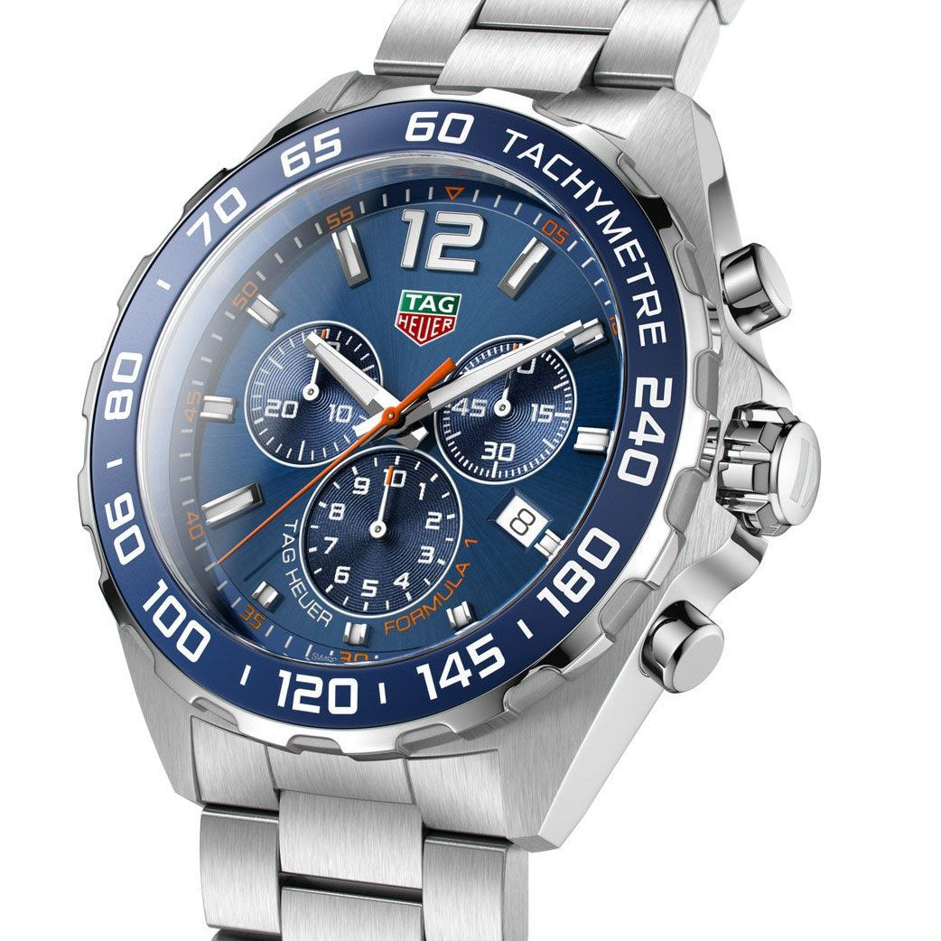 TAG Heuer Formula 1 Quartz Chronograph 43mm CAZ1014.BA0842 angled view