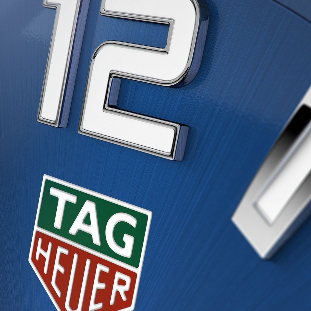 TAG Heuer Formula 1 Quartz Chronograph 43mm CAZ101K.BA0842 dial detail