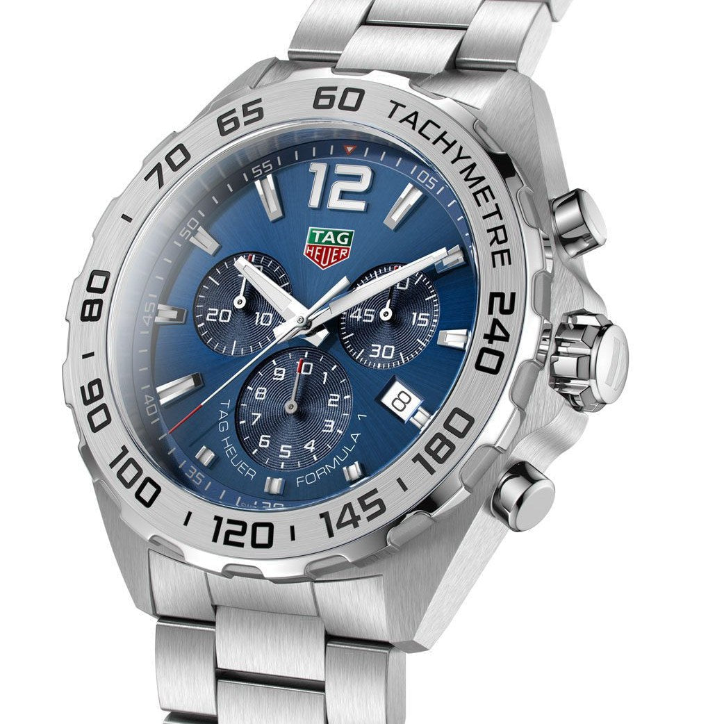 TAG Heuer Formula 1 Quartz Chronograph 43mm CAZ101K.BA0842 angled view