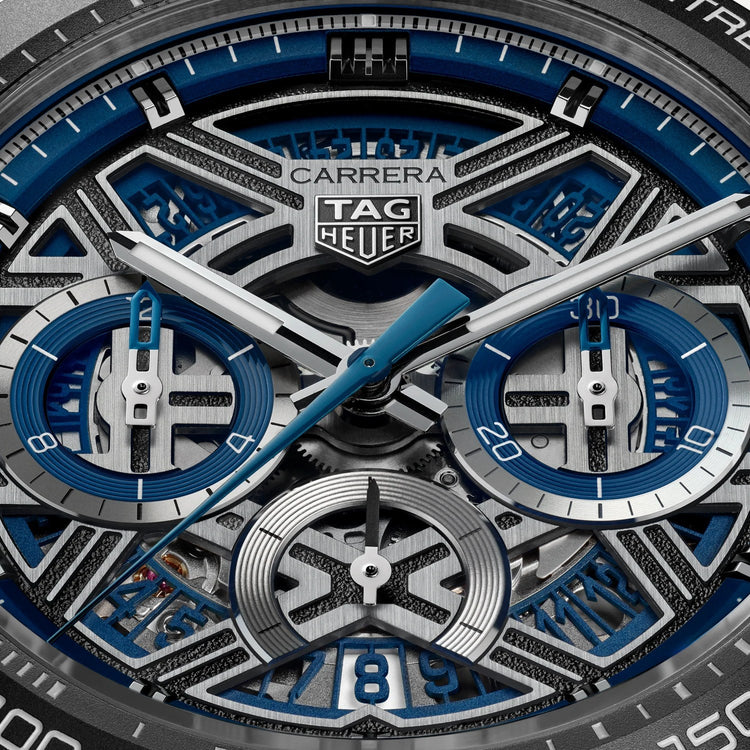 TAG Heuer Carrera Chronograph Extreme Sport 44mm CBU2081.BF0007 dial detail