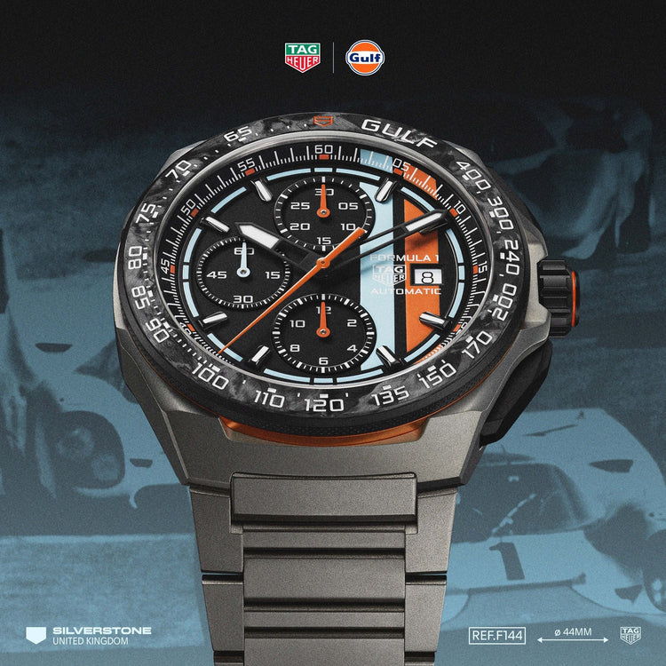 TAG Heuer Formula 1 Chronograph x Gulf 44mm CBZ208B.BF0009