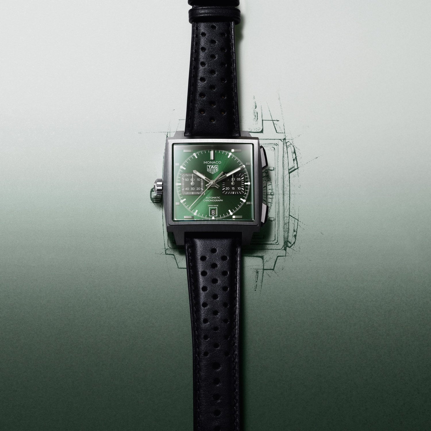 TAG Heuer Monaco Chronograph 39mm CDW2180.FC8360