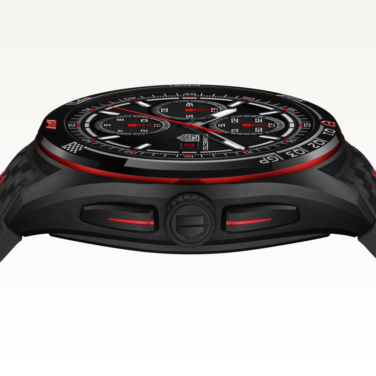 TAG Heuer Connected Calibre E5 x Formula 1 Edition 45mm SBT8A85.EB0417 profile