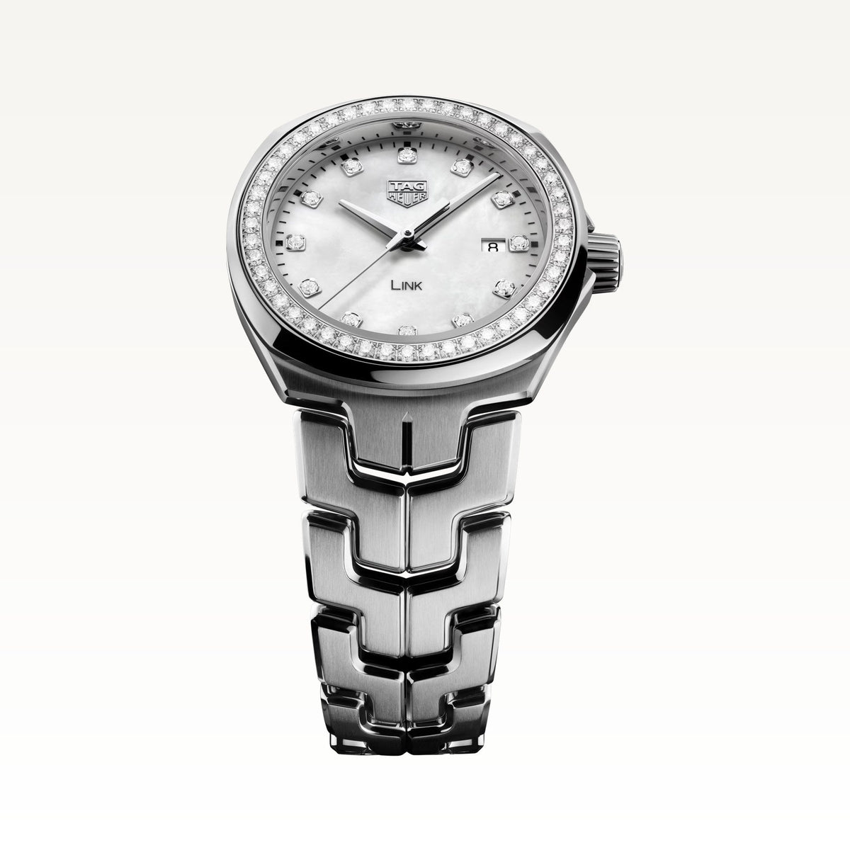 TAG Heuer Link Date 32mm WBC1316.BA0600 crown detail