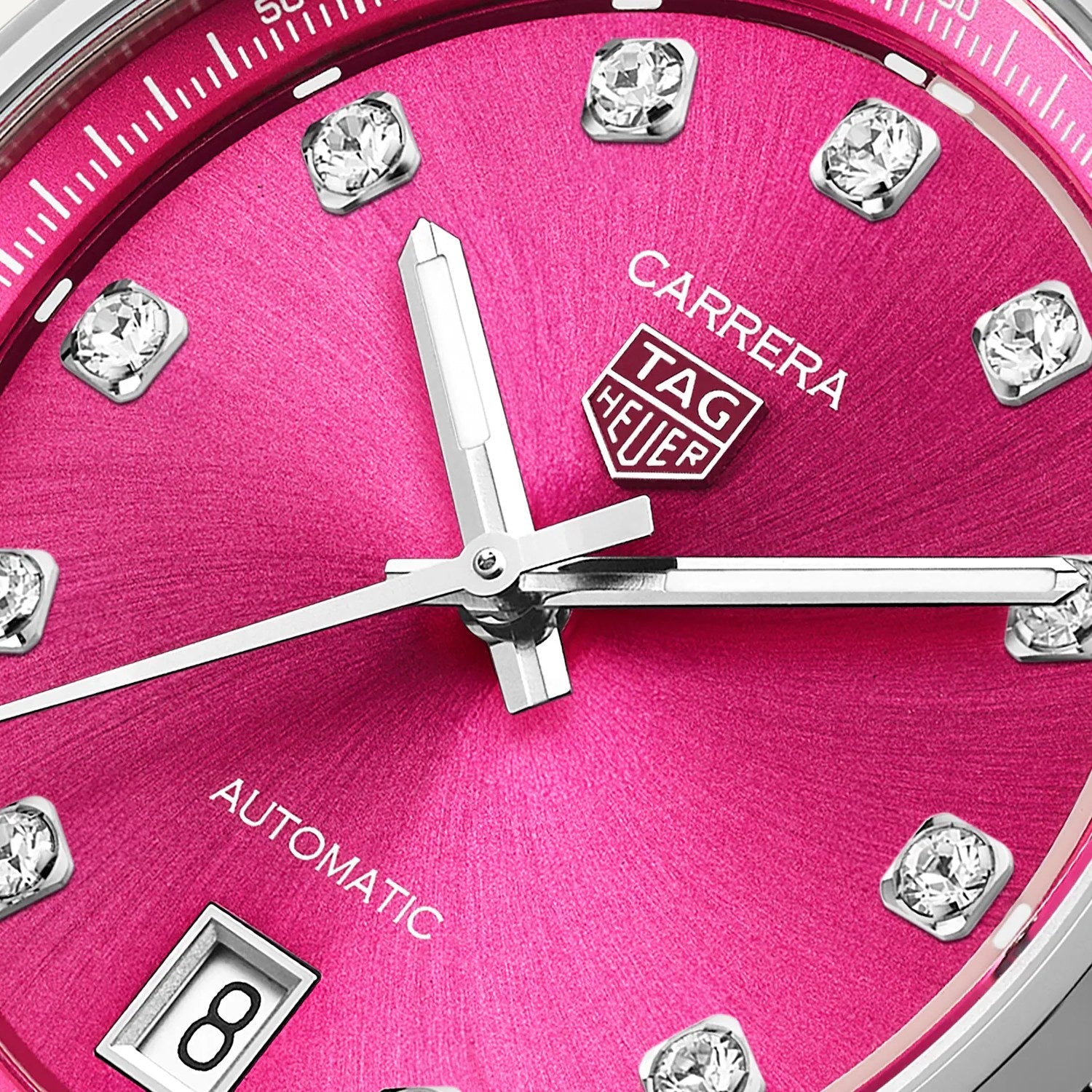 TAG Heuer Carrera Date 36mm WBN2318.BA0001 dial detail
