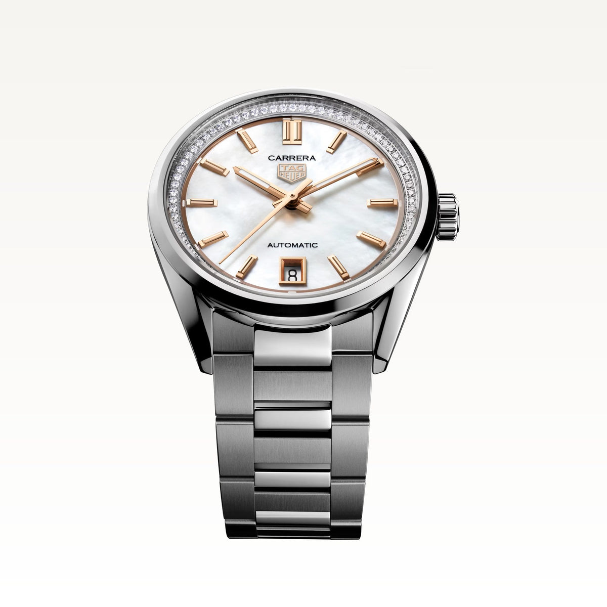TAG Heuer Carrera Date 36mm WBN231C.BA0001 crown detail