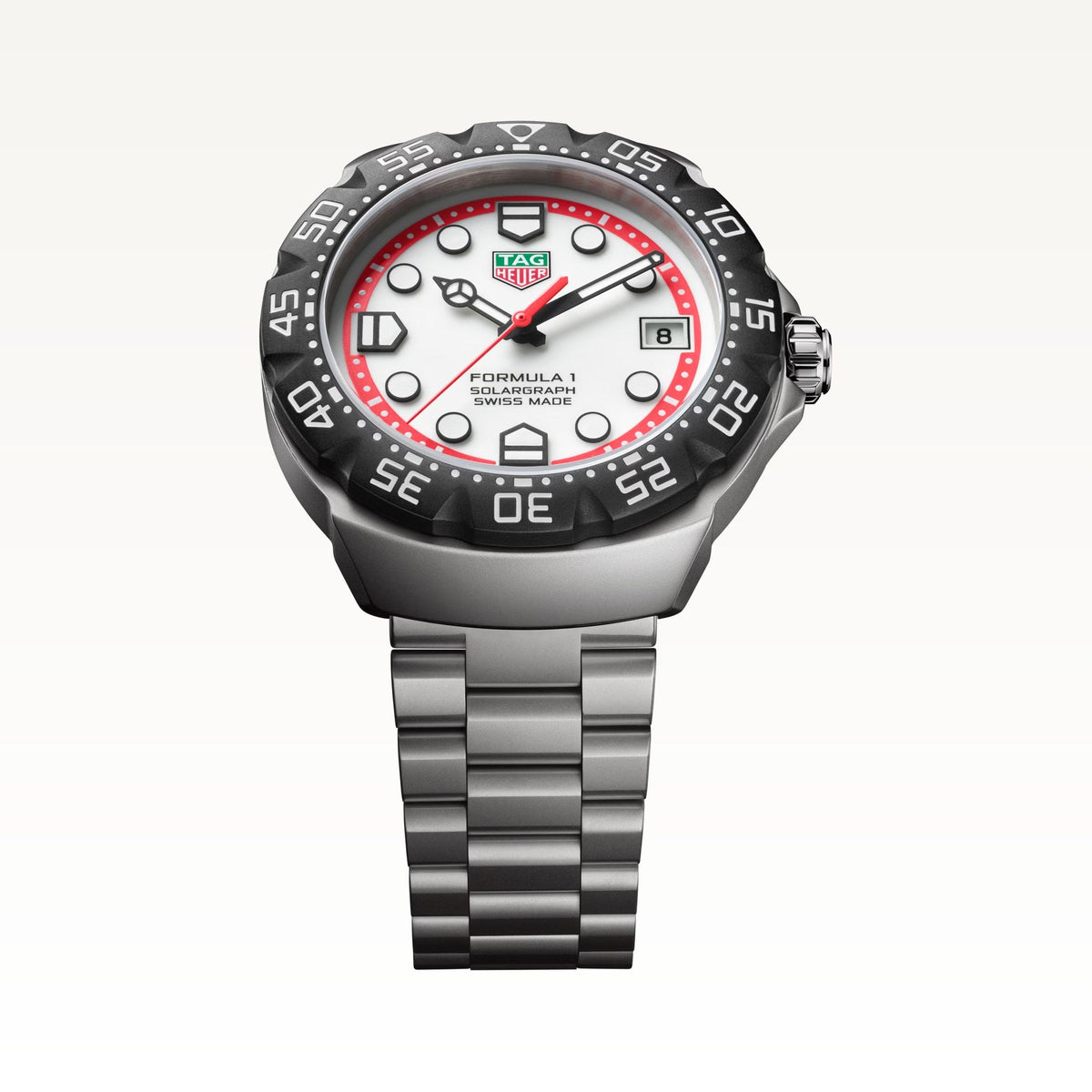 TAG Heuer Formula 1 Solargraph 38mm WBY1111.BA0042 crown detail