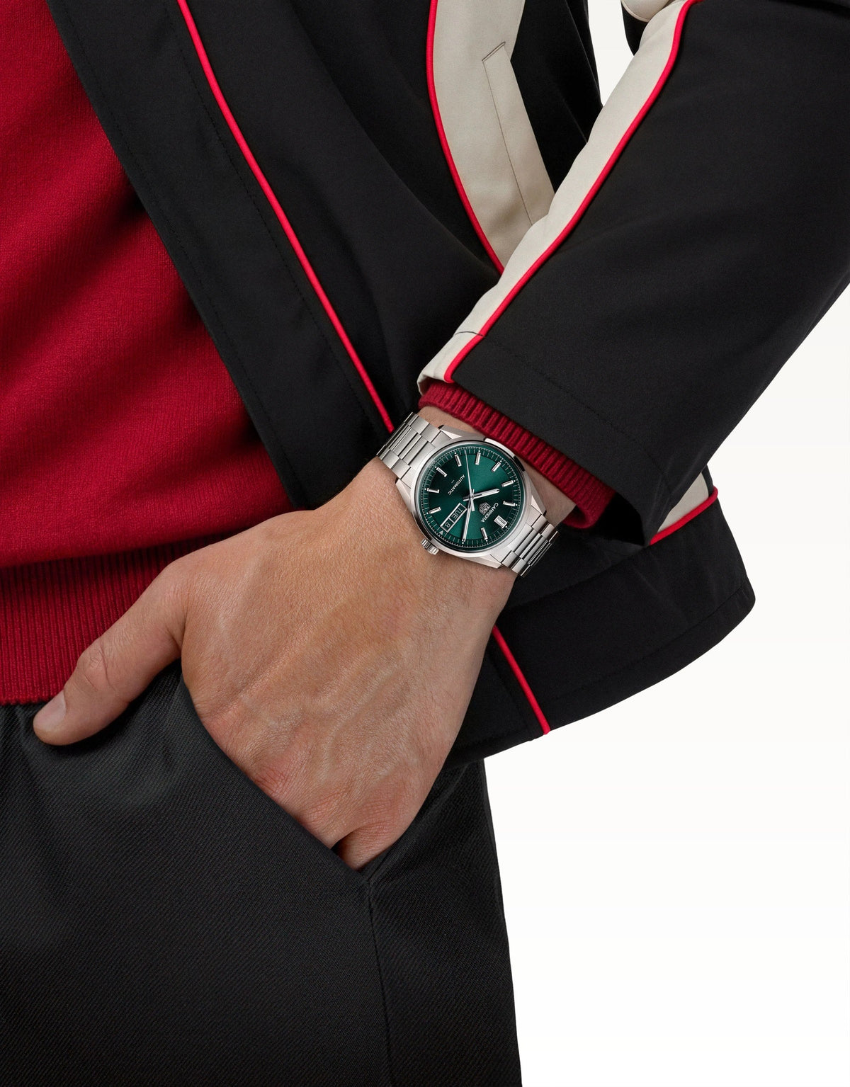 TAG Heuer Carrera Day-Date 41mm WDA2115.BA0043 on wrist