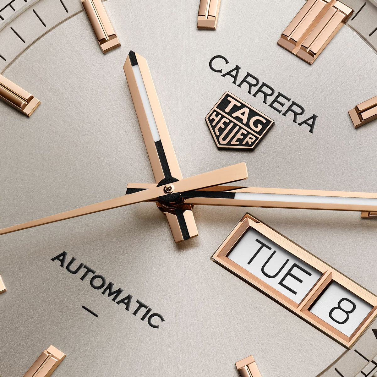 TAG Heuer Carrera Day-Date 41mm WDA2150.BA0043 dial detail